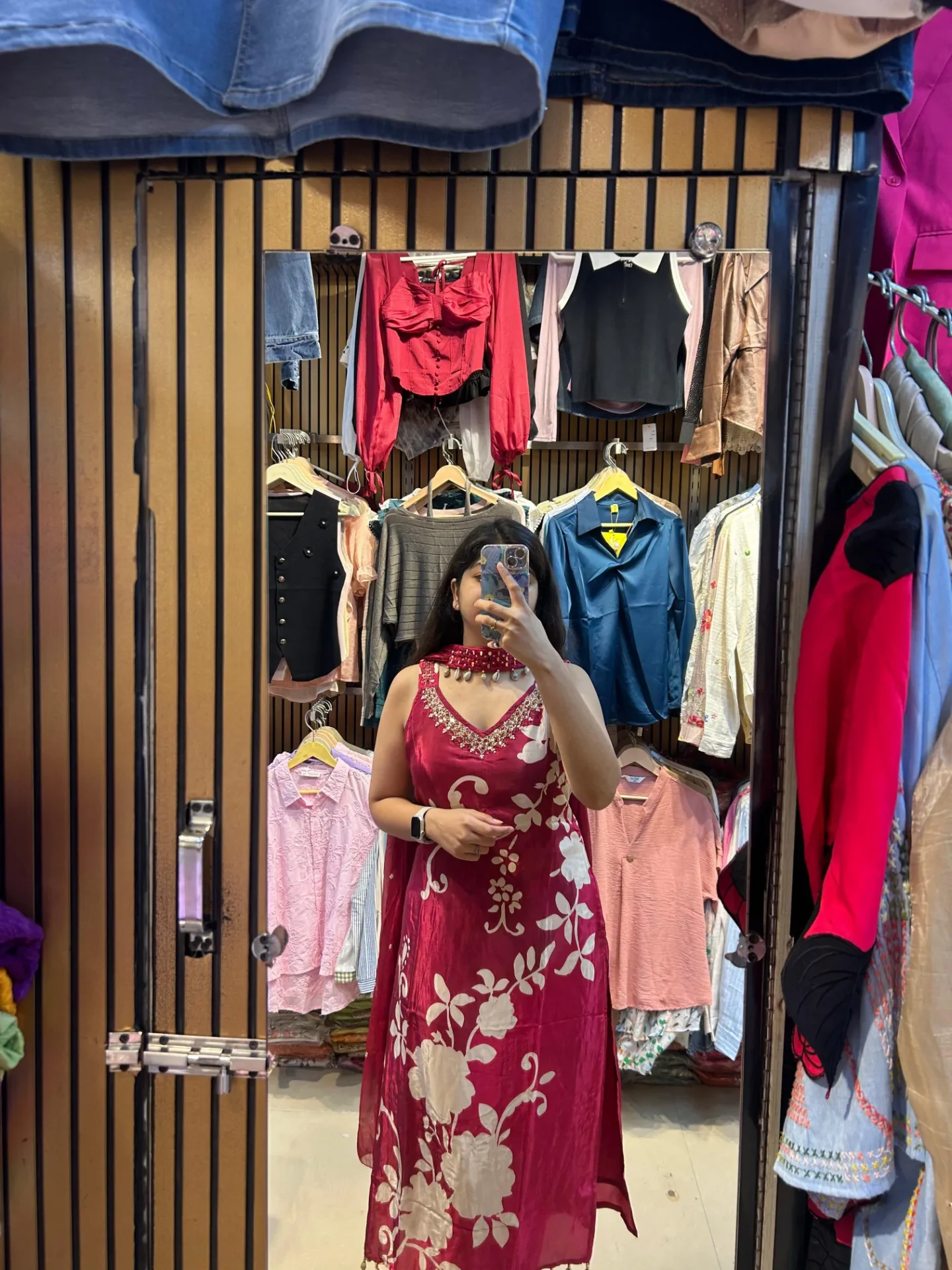 Stylish Floral Print Ethnic Wear - Image 5