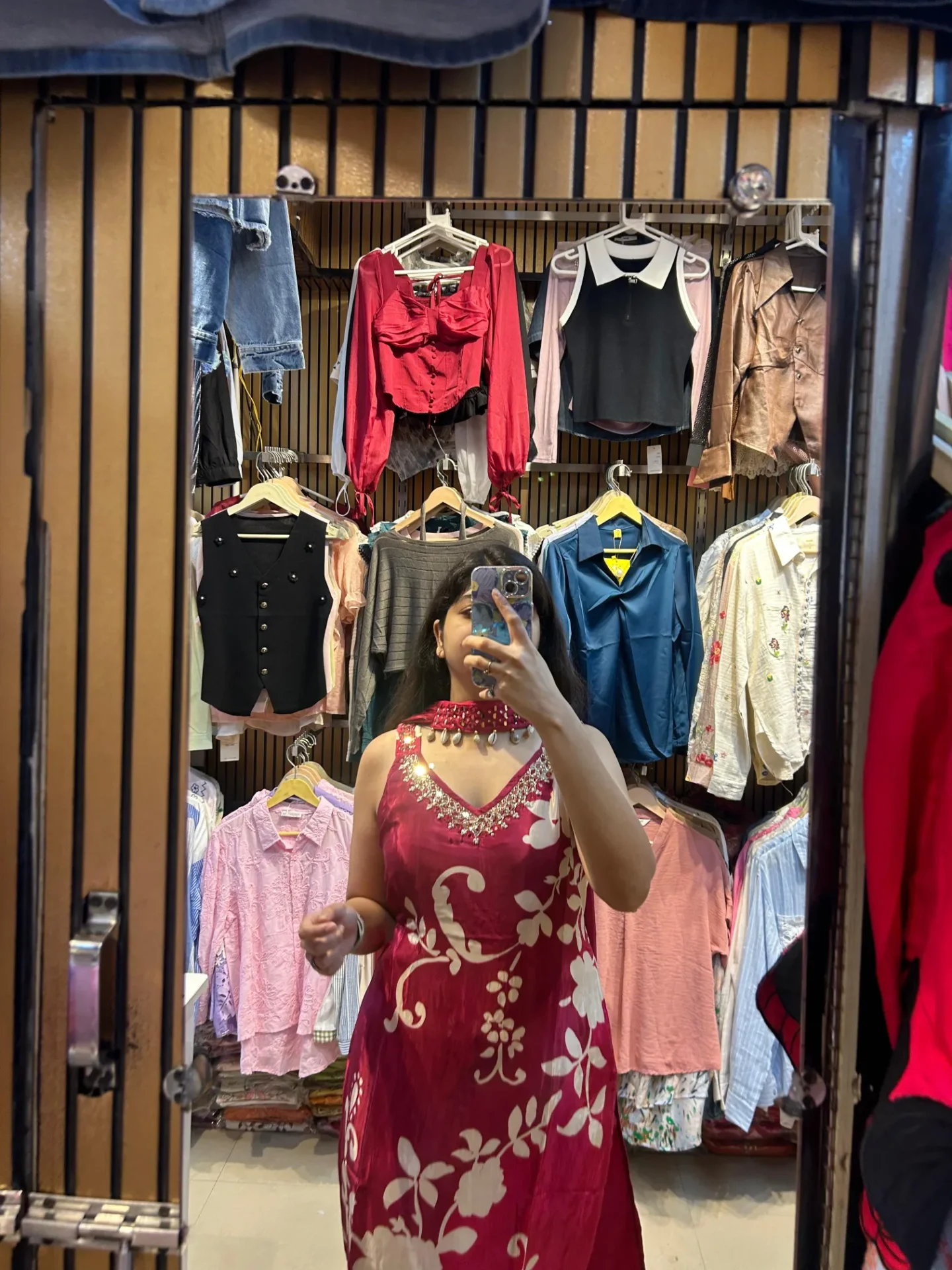 Stylish Floral Print Ethnic Wear - Image 6