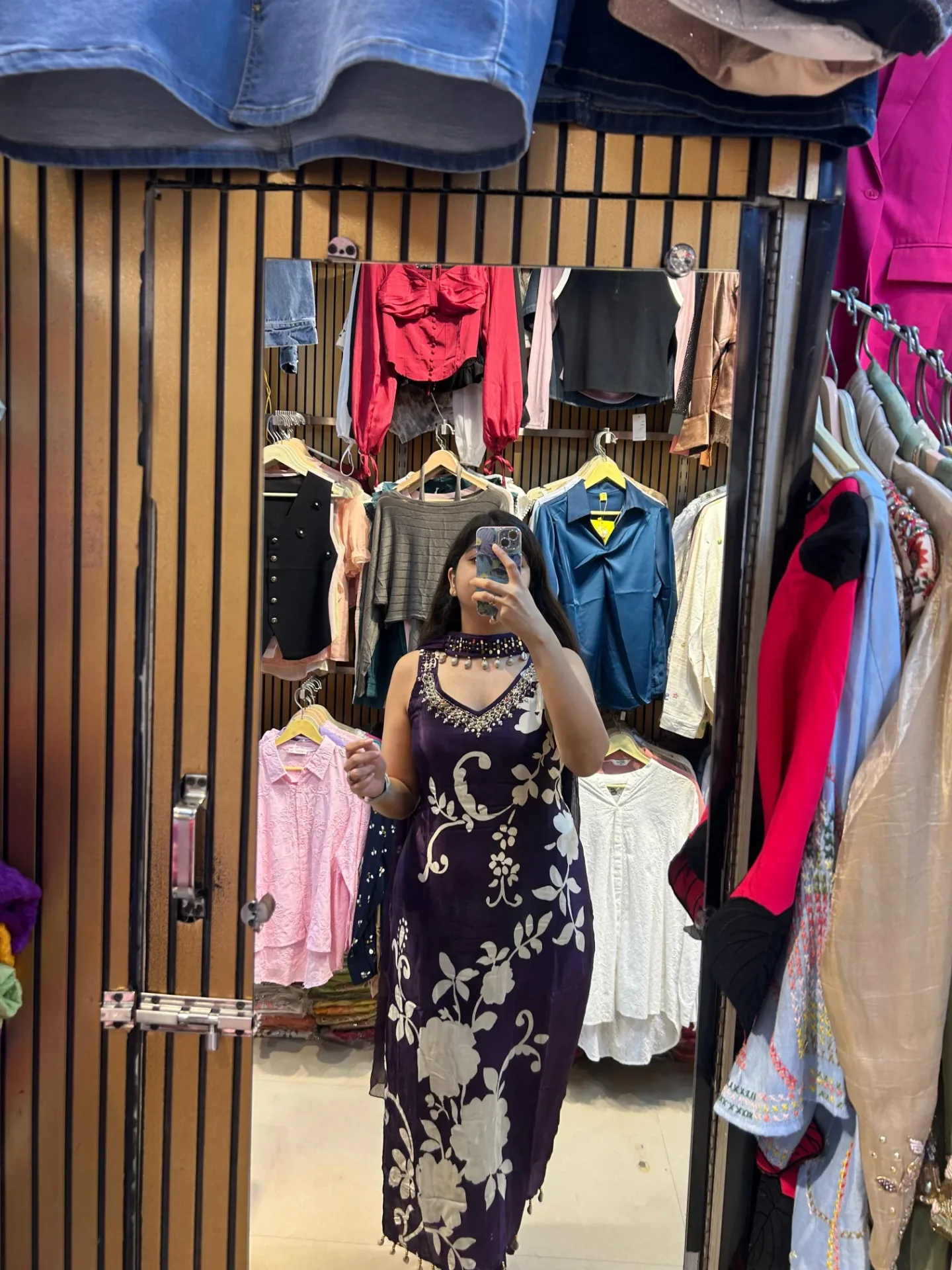 Stylish Floral Print Ethnic Wear