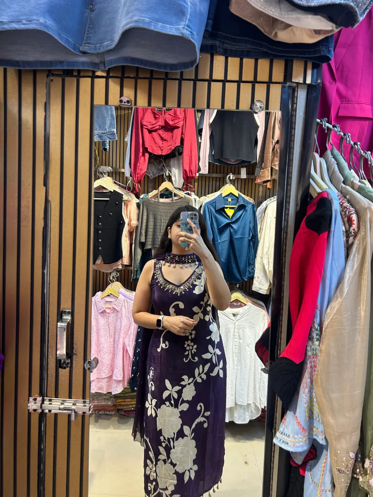 Stylish Floral Print Ethnic Wear - Image 8