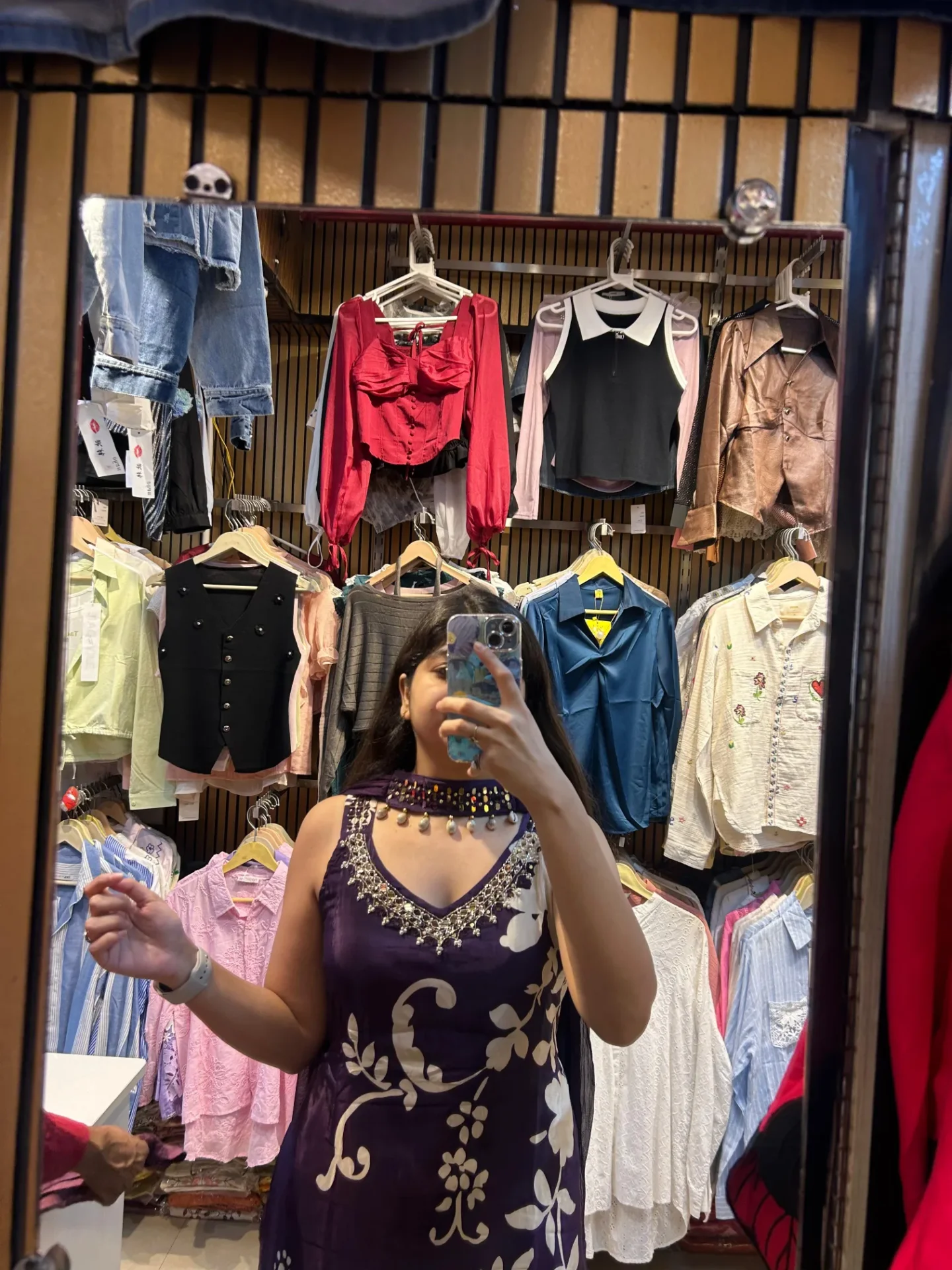 Stylish Floral Print Ethnic Wear - Image 9